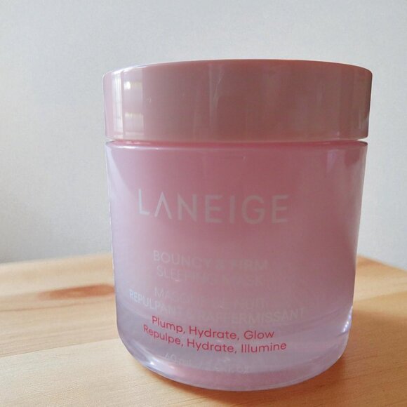 LANEIGE Bouncy + Firm Radiance Boosting Sleeping Mask (2 oz) NWOT - Picture 2 of 6